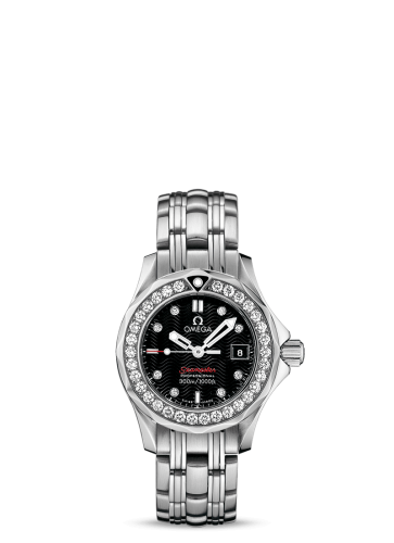 Omega Seamaster Diver 300M Quartz 28 Stainless Steel / Diamond / Black / Bracelet 212.15.28.61.51.001