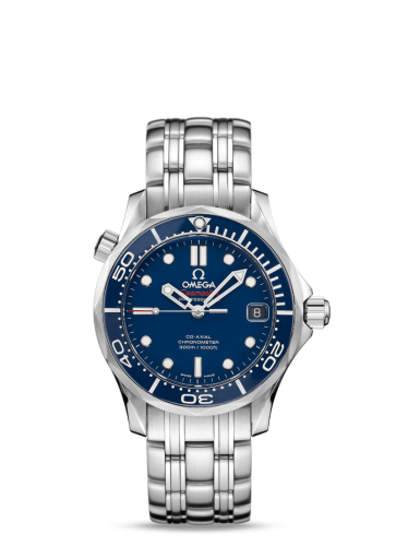 Omega Seamaster Diver 300M Co-Axial 36.25 Stainless Steel / Blue/ Bracelet / Ceramic 212.30.36.20.03.001