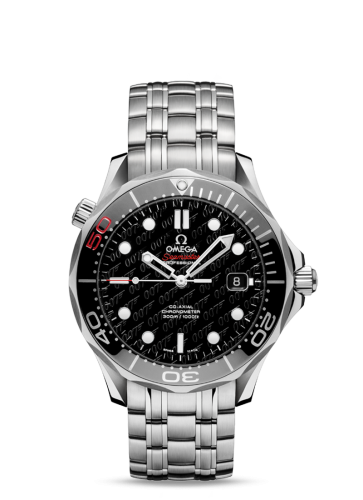 Omega Seamaster Diver 300M Co-Axial 41 Stainless Steel / Black / Bracelet James Bond 50th Anniversary 212.30.41.20.01.005