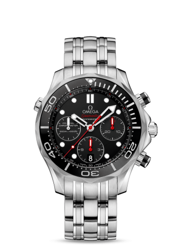 Omega Seamaster Diver 300M Co-Axial 41.5 Chronograph Stainless Steel / Black / Bracelet 212.30.42.50.01.001