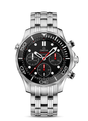 Omega Seamaster Diver 300M Co-Axial 44 Chronograph Stainless Steel / Black / Bracelet 212.30.44.50.01.001