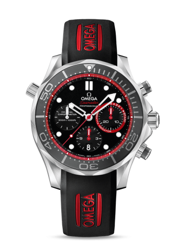 Omega Seamaster Diver 300M Co-Axial 44 Regatta Chronograph Stainless Steel / Black / Rubber / ETNZ 212.32.44.50.01.001