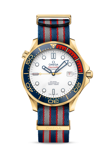 Omega Seamaster Diver 300M Co-Axial 41 Yellow Gold /James Bond Commander's Watch 212.62.41.20.04.001