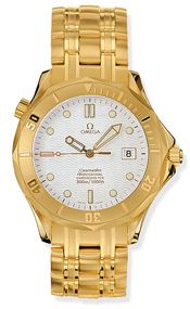 Omega Seamaster Diver 300M Automatic 41 Yellow Gold / White / Bracelet 2131.20.00