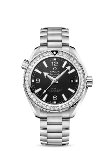 Omega Seamaster Planet Ocean 600M Co-Axial 39.5 Master Chronometer Stainless Steel / Diamond / Black / Bracelet 215.15.40.20.01.001