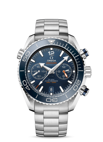 Omega Seamaster Planet Ocean 600M Co-Axial 45.5 Master Chronometer Chronograph Stainless Steel / Blue / Bracelet 215.30.46.51.03.001