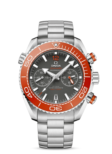 Omega Seamaster Planet Ocean 600M Co-Axial 45.5 Master Chronometer Chronograph Stainless Steel / Grey / Bracelet 215.30.46.51.99.001