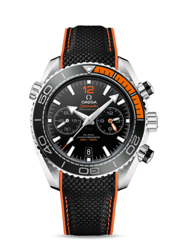Omega Seamaster Planet Ocean 600M Co-Axial 45.5 Master Chronometer Chronograph Stainless Steel / Orange / Rubber 215.32.46.51.01.001