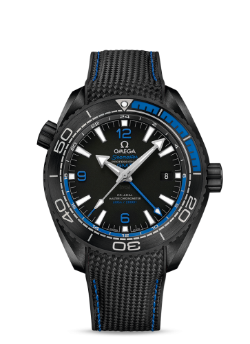 Omega Seamaster Planet Ocean 600M Co-Axial 45.5 Master Chronometer GMT Deep Black Blue 215.92.46.22.01.002