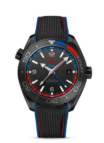 Omega Seamaster Planet Ocean 600M Co-Axial 45.5 Master Chronometer GMT Deep Black ETNZ 215.92.46.22.01.004