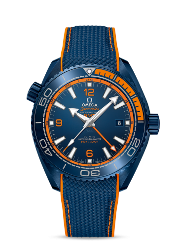 Omega Seamaster Planet Ocean 600M Co-Axial 45.5 Master Chronometer GMT Big Blue 215.92.46.22.03.001