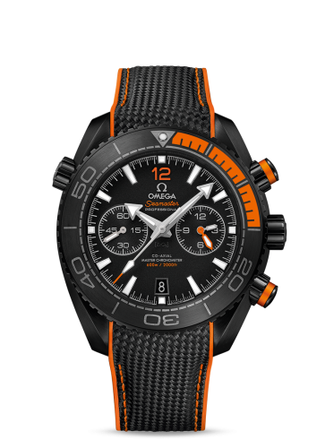 Omega Seamaster Planet Ocean 600M Co-Axial 45.5 Master Chronometer Chronograph Deep Black Orange 215.92.46.51.01.001