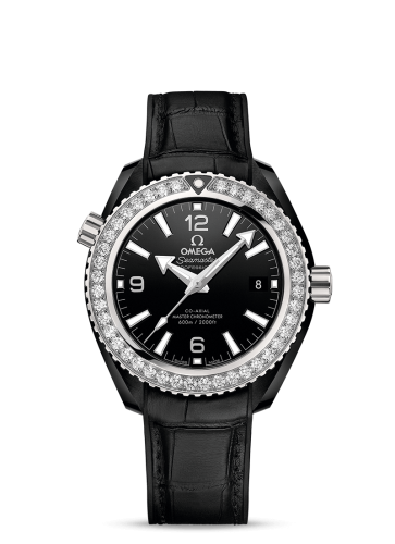 Omega Seamaster Planet Ocean 600M Co-Axial 39.5 Master Chronometer Deep Black / Black / Strap 215.98.40.20.01.001