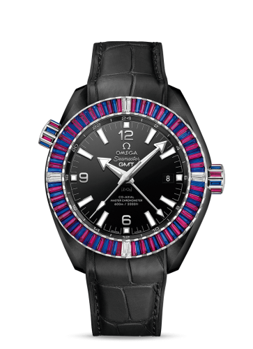 Omega Seamaster Planet Ocean 600M Co-Axial 45.5 Master Chronometer GMT Deep Black Sapphire 215.98.46.22.01.003
