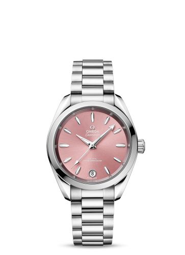 Omega Seamaster Aqua Terra 150M Master Chronometer 34 Stainless Steel / Shell Pink / Bracelet 220.10.34.20.10.003
