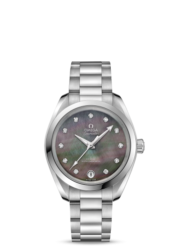 Omega Seamaster Aqua Terra 150M Master Chronometer 34 Stainless Steel / Brown MOP / Bracelet 220.10.34.20.57.001