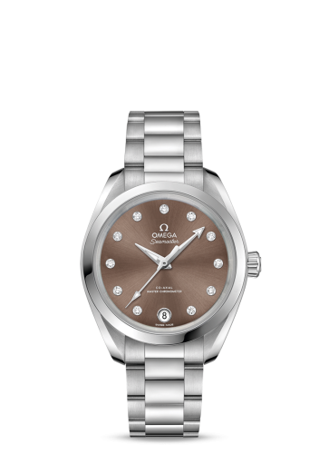 Omega Seamaster Aqua Terra 150M Master Chronometer 34 Stainless Steel / Brown / Bracelet 220.10.34.20.63.001