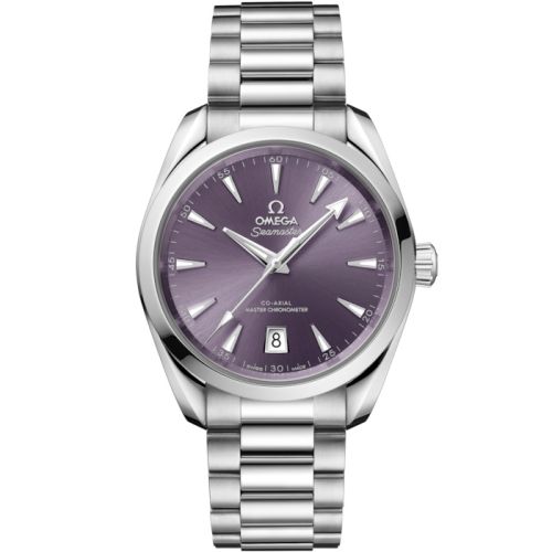Omega Seamaster Aqua Terra 150M Shades Master Chronometer 38 Stainless Steel / Lavender / Bracelet 220.10.38.20.10.004