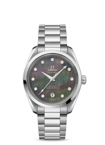 Omega Seamaster Aqua Terra 150M Master Chronometer 38 Stainless Steel / Grey MOP / Bracelet 220.10.38.20.57.001