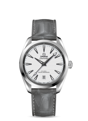 Omega Seamaster Aqua Terra 150M Master Chronometer 38 Stainless Steel / Silver / Alligator 220.13.38.20.02.001