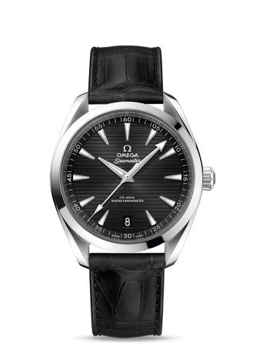 Omega Seamaster Aqua Terra 150M Master Chronometer 41 Stainless Steel / Black / Alligator 220.13.41.21.01.001