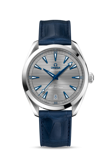 Omega Seamaster Aqua Terra 150M Master Chronometer 41 Stainless Steel / Grey / Alligator 220.13.41.21.06.001