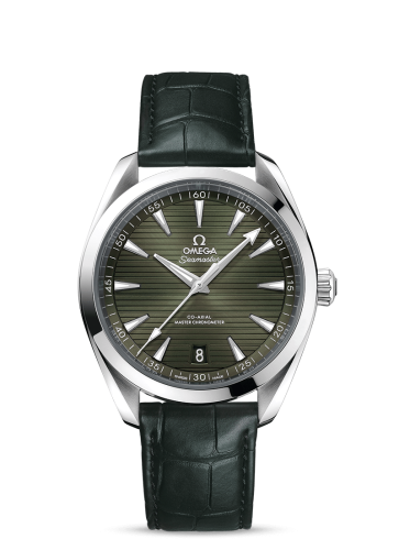 Omega Seamaster Aqua Terra 150M Master Chronometer 41 Stainless Steel / Green / Alligator 220.13.41.21.10.001
