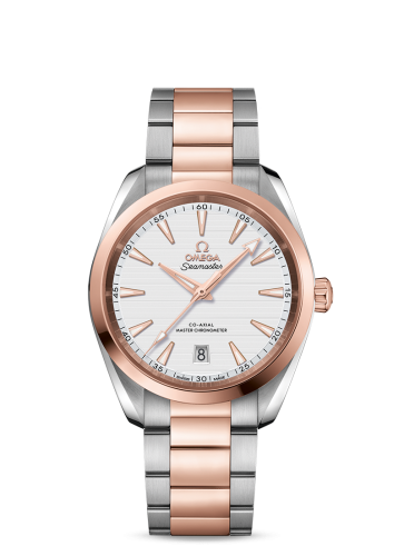Omega Seamaster Aqua Terra 150M Master Chronometer 38 Stainless Steel / Sedna Gold / Silver / Bracelet 220.20.38.20.02.001