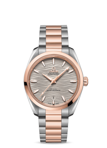 Omega Seamaster Aqua Terra 150M Master Chronometer 38 Stainless Steel / Sedna Gold / Grey-Waves / Bracelet 220.20.38.20.06.001