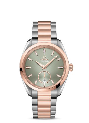Omega Seamaster Aqua Terra 150M Master Chronometer Small Seconds 38 Stainless Steel / Sedna Gold / Green / Bracelet 220.20.38.20.10.001