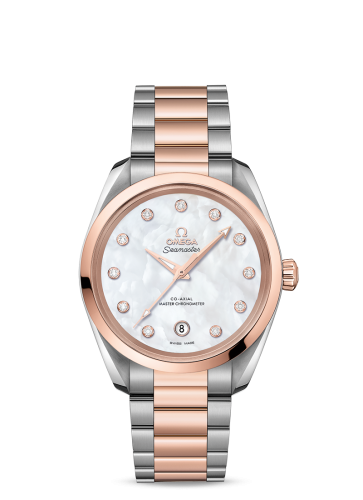 Omega Seamaster Aqua Terra 150M Master Chronometer 38 Stainless Steel / Sedna Gold / MOP / Bracelet 220.20.38.20.55.001