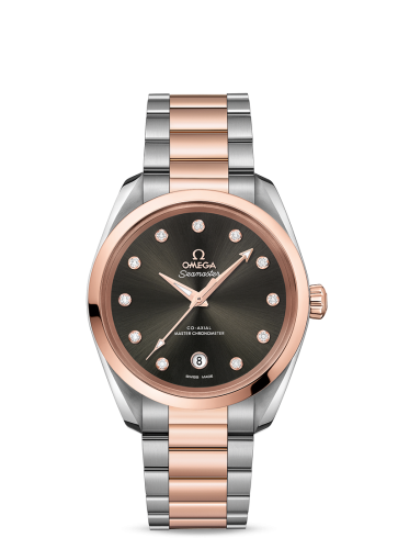 Omega Seamaster Aqua Terra 150M Master Chronometer 38 Stainless Steel / Sedna Gold / Grey / Bracelet 220.20.38.20.56.001
