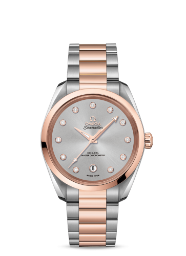 Omega Seamaster Aqua Terra 150M Master Chronometer 38 Stainless Steel / Sedna Gold / Grey / Bracelet 220.20.38.20.56.002
