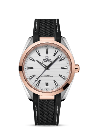 Omega Seamaster Aqua Terra 150M Master Chronometer 41 Stainless Steel / Sedna Gold / Silver / Rubber 220.22.41.21.02.001