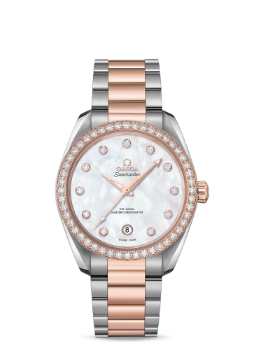 Omega Seamaster Aqua Terra 150M Master Chronometer 38 Stainless Steel / Sedna Gold / Diamond / MOP / Bracelet 220.25.38.20.55.001