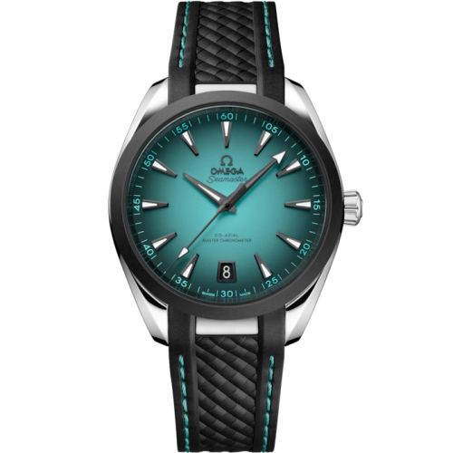 Omega Seamaster Aqua Terra 150M Master Chronometer 41 Stainless Steel - Ceramic / Turquoise / Rubber 220.32.41.21.03.001