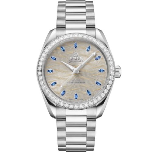 Omega Seamaster Aqua Terra 150M Master Chronometer 34 Canopus Gold - Diamond / Silver 220.55.38.20.99.003