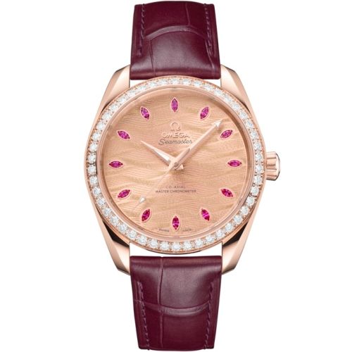 Omega Seamaster Aqua Terra 150M Master Chronometer 34 Sedna Gold - Diamond / Pink 220.58.38.20.99.007