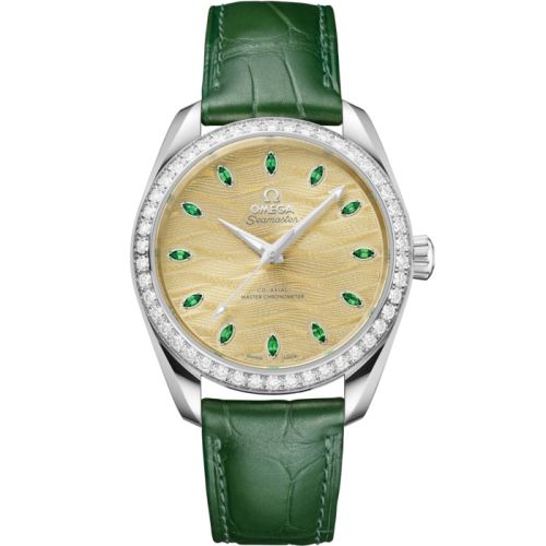 Omega Seamaster Aqua Terra 150M Master Chronometer 34 Canopus Gold - Diamond / Champagne 220.58.38.20.99.008