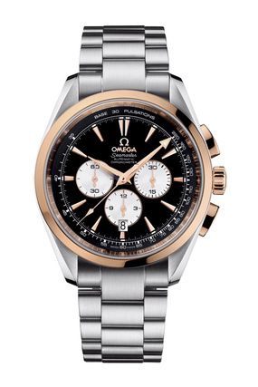 Omega Seamaster Aqua Terra 150M Automatic 42.2 Chronograph Stainless Steel / Red Gold / Panda / Bracelet 221.20.42.40.01.002