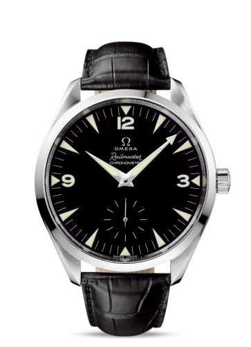 Omega Seamaster Aqua Terra 150M Hand Wound 49.2 Railmaster White Gold / Brown Alligator 221.53.49.10.01.002