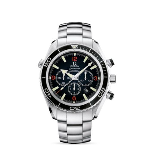 Omega Seamaster Planet Ocean 600M Co-Axial 45.5 Chronograph Stainless Steel / Orange Numerals / Bracelet 2210.51.00