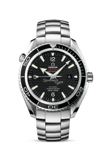 Omega Seamaster Planet Ocean 600M Co-Axial 45.5 Stainless Steel / Black / Bracelet / Quantum of Solace 222.30.46.20.01.001