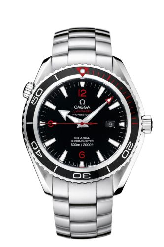Omega Seamaster Planet Ocean 600M Co-Axial 45.5 Stainless Steel / Black / Bracelet / Product Red 222.30.46.20.01.002