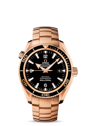 Omega Seamaster Planet Ocean 600M Co-Axial 42 Red Gold / Black / Bracelet 222.60.42.20.01.001