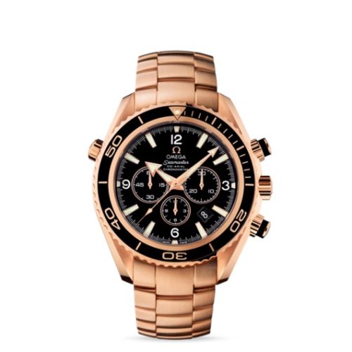 Omega Seamaster Planet Ocean 600M Co-Axial 45.5 Chronograph Red Gold / Black / Bracelet 222.60.46.50.01.001