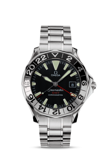 Omega Seamaster Diver 300M Automatic 41 GMT Stainless Steel / Black / Bracelet / 50th Anniversary 2234.50.00