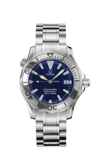 Omega Seamaster Diver 300M Quartz 36.25 Stainless Steel / Electric Blue / Bracelet 2263.80.00