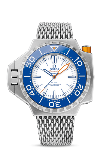 Omega Seamaster PloProf Co-Axial Master Chronometer Titanium / White / Blue 227.90.55.21.04.001