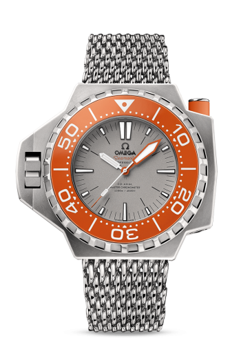 Omega Seamaster PloProf Co-Axial Master Chronometer Grey / Orange 227.90.55.21.99.002
